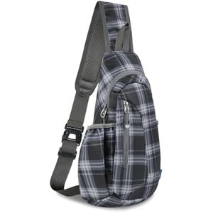 TITECOUGO Bolso bandolera pequeño, mochila cruzada ligera para hombres y mujeres, bolsa de hombro