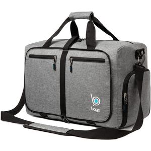 Bago - Bolsa de viaje para hombre y mujer, ligera, plegable, bolsa de lona para equipaje de 60 l, 80