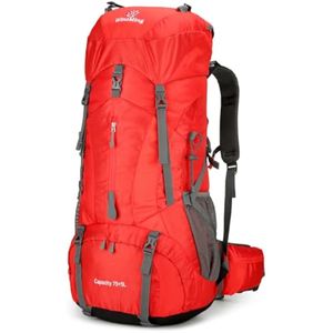King'sGuard Mochila de senderismo para hombres y mujeres, 70L+5L, impermeable, ligera, mochila de