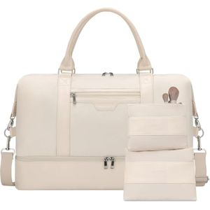 Bolsas de fin de semana para mujer con compartimento para zapatos, bolsas de viaje de gran