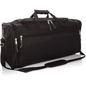 DALIX bolso marinero, de viaje, para vacaciones, extragrande, 25 pulgadas (negro, gris, azul marino,
