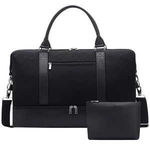 Bolsas de fin de semana para mujer con compartimento para zapatos, bolsas de viaje de gran