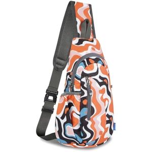 TITECOUGO Bolso bandolera pequeño, mochila cruzada ligera para hombres y mujeres, bolsa de hombro