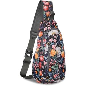 TITECOUGO Bolso bandolera pequeño, mochila cruzada ligera para hombres y mujeres, bolsa de hombro