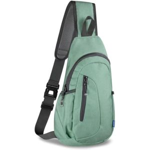 TITECOUGO Bolso bandolera pequeño, mochila cruzada ligera para hombres y mujeres, bolsa de hombro