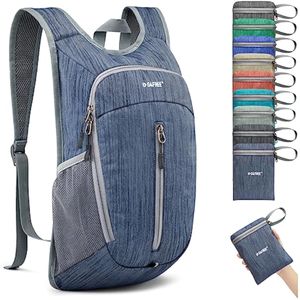 G4Free Mochila de senderismo de 10L Mochila de viaje pequeña Mochila plegable ligera Mochila de