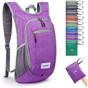 G4Free Mochila de senderismo de 10 litros, ligera, plegable, para senderismo, pequeña bolsa de