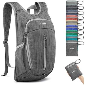 G4Free Mochila de senderismo de 10L Mochila de viaje pequeña Mochila plegable ligera Mochila de