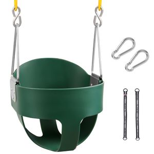 RedSwing Asiento de columpio con respaldo alto para niños pequeños con cadenas recubiertas, asiento