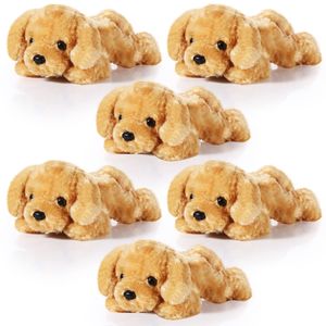 Juego de 6 almohadas de felpa suave para perros de 8 pulgadas, juego de almohada de felpa suave para
