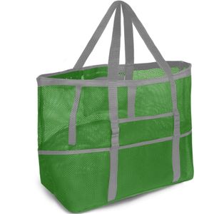 SRISE Mesh Beach Bag - Large Beach Tote Bag for Family Beach Bag for Toys &amp; Vacation Essentials