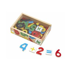 Imanes de madera del alfabeto Melissa &amp; Doug, Letras, Multicolor/Ninguno