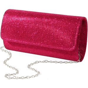 lovyoCoCo Bolso de noche para mujer, bolso de mano brillante para fiesta, bolso de boda