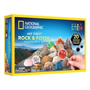NATIONAL GEOGRAPHIC Rocks &amp; Minerals - Caja de colección para niños, juego de 200 piedras