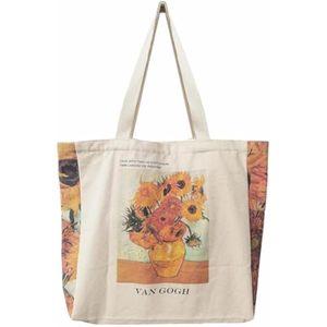 BROADREAM Bolso de lona con cremallera y bolsillo interior