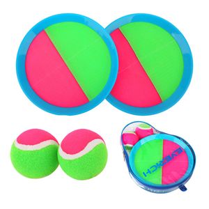 EVERICH TOY Beach Toys Outdoor Games for Kids Ages 3-10-Yard Lawn Games Ball Catch Games Paddle