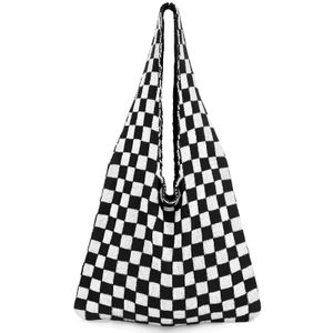 hatisan Bolsas de ganchillo para mujer, bolsa de playa de verano, bolsa de mano estética, bolsa