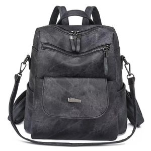 WYFJNX Mochila de piel sintética para mujer, diseño multiusos, bolso de hombro para mujer, mochila