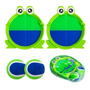 EVERICH TOY Beach Toys Outdoor Games for Kids Ages 3-10-Yard Lawn Games Ball Catch Games Paddle