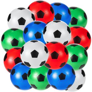 16 pelotas de fútbol inflables, minipelotas de fútbol inflables para piscina, al aire libre, niños,