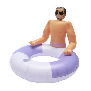 NPW Flotador de piscina para beber amigos | Divertido flotador de piscina para fiestas y relajarse |