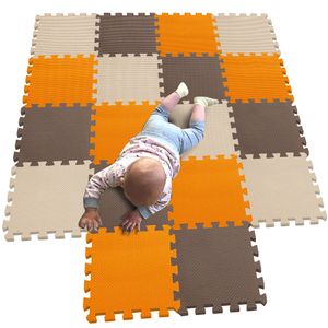 MQIAOHAM - Tapetes de juego para bebe, tapete de espuma en forma de rompecabezas para ejercicio,