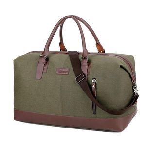 Wohlbege Bolsa de viaje de gran capacidad para hombre, bolsa cruzada de fin de semana, bolsa de lona