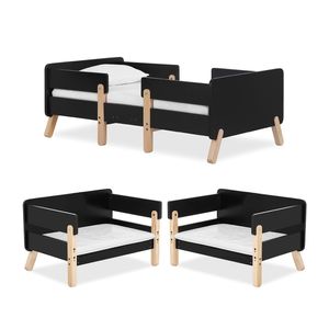 Dream On Me Osko - Cama convertible para niños pequeños fabricada con madera de pino sostenible de