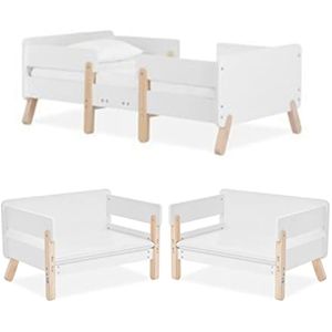 Dream On Me Osko - Cama convertible para niños pequeños fabricada con madera de pino sostenible de