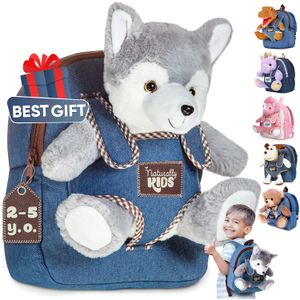 Naturally KIDS Regalos de unicornio para niñas, mochila de unicornio, juguetes de unicornio para