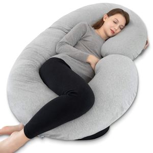 INSEN Almohada de embarazo, almohada corporal de maternidad para dormir, almohada corporal en forma