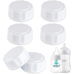 (6 piezas) tapas de botella de viaje compatibles con botellas de Avent, reemplazo de tapas de