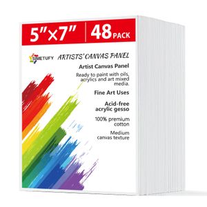 Lienzos para pintar, paquete de 12, lienzos de pintura de 8 x 10 pulgadas, tableros de lienzo en