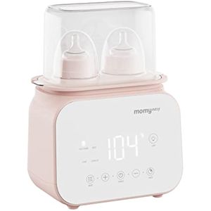 MOMYEASY Calentador de biberones, calentador rápido de biberones 7 en 1, calentador de alimentos y