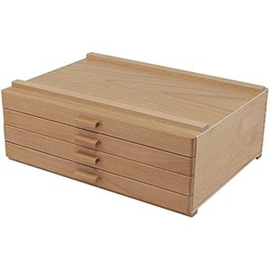 HG Art Concepts Cofres de almacenamiento para artistas, organizador de estudio prémium para tubos de