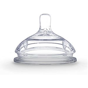 Chupón de reemplazo Comotomo de silicona, 6 meses, Transparente