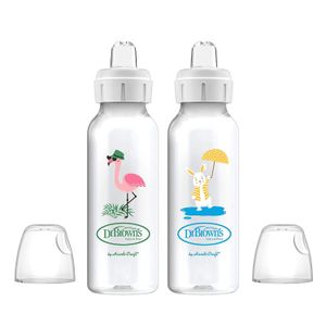 Dr. Brown's biberón de transición con boquilla de entrenamiento + diseño de “La oruga muy