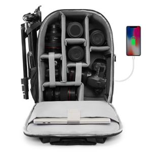 CADeN - Mochila para cámara profesional DSLR / SLR sin espejo, resistente al agua, maletín
