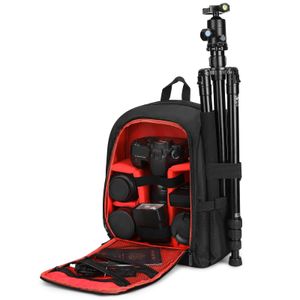 G-raphy Mochila para cámara fotográfica impermeable con compartimento para laptop, soporte para