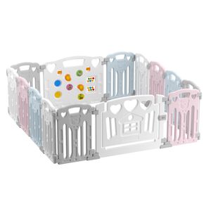 Corralito de juegos para bebés, centro de actividades seguro, ideal para el patio, hogar, interiores