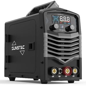Sunstac Soldador MIG de núcleo de flujo 140A 110V sin gas núcleo de flujo MIG/Stick Soldador/Lift