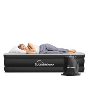 SoundAsleep - Colchón de aire Dream Series con tecnología ComfortCoil y bomba interna de alta