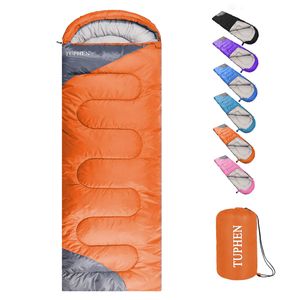tuphen- Sacos de dormir para adultos, niños y niñas, para viajar con mochila, practicar senderismo,