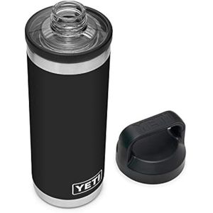 YETI Rambler - Botella de 18 onzas, con aislamiento al vacío, de acero inoxidable y con tapa Chug