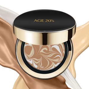 AGE 20's Signature Intense - Base de protección solar SPF 50+, cobertura natural, maquillaje coreano