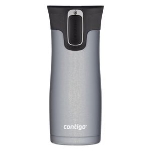 Contigo Autoseal West Loop Taza de viaje de acero inoxidable, 16 oz, negro mate