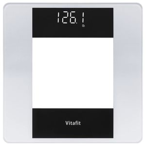 Vitafit Báscula digital de baño para peso corporal, pesaje profesional desde 2001, pantalla LED