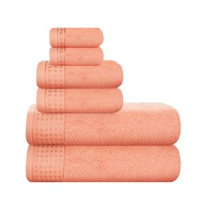 GLAMBURG Juego de 2 toallas de baño de gran tamaño 100% algodón de 28 x 55 pulgadas, ultra suaves,