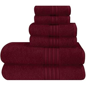 BOUTIQUO Juego de 2 toallas de baño 100% algodón de 28 x 55 pulgadas, toallas de baño grandes