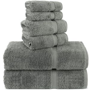 Luxury Hotel &amp; Spa Toalla de baño de algodón turco, 27 x 54 pulgadas, juego de 4